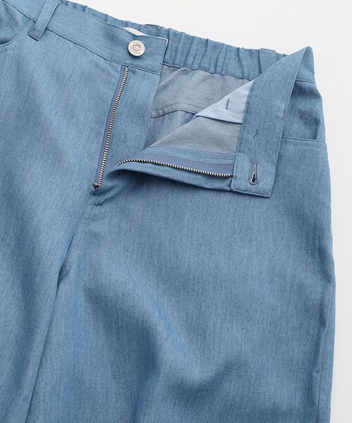 INGEBORG / インゲボルグ デニムパンツ | 裾タブデニムストレートパンツ | 詳細7