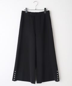 INGEBORG インゲボルグ　プリーツパンツ　X1834 セール】 クレータージャージワイドパンツ （その他パンツ