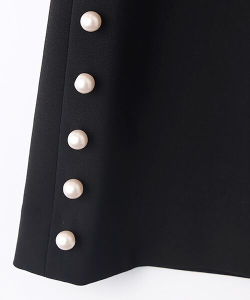 INGEBORG / インゲボルグ その他パンツ | ●パール調釦アクセントワイドパンツ | 詳細1