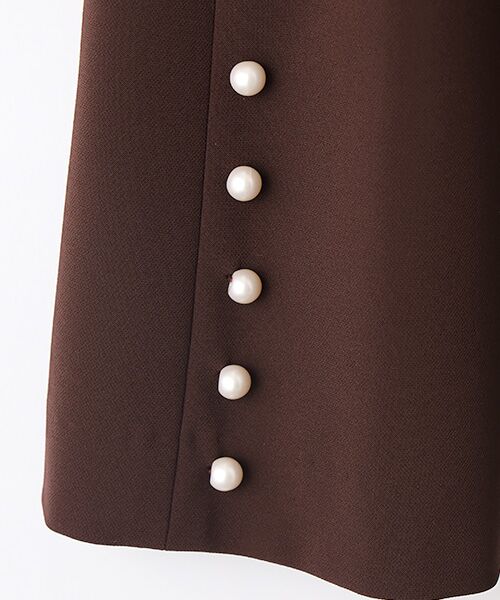 INGEBORG / インゲボルグ その他パンツ | ●パール調釦アクセントワイドパンツ | 詳細2