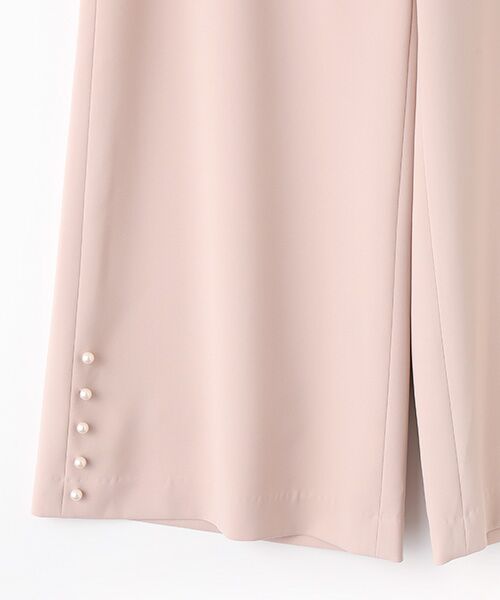 INGEBORG / インゲボルグ その他パンツ | ●パール調釦アクセントワイドパンツ | 詳細6