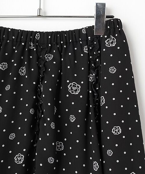 INGEBORG / インゲボルグ ロング・マキシ丈スカート | ●カメリアドットpt.ギャザースカート | 詳細2