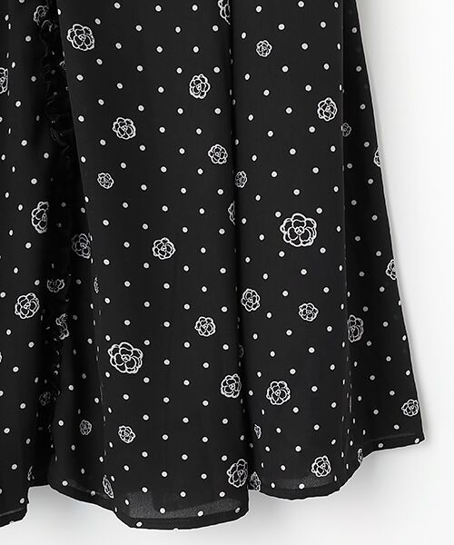 INGEBORG / インゲボルグ ロング・マキシ丈スカート | ●カメリアドットpt.ギャザースカート | 詳細3