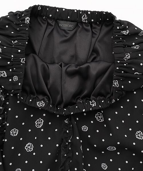 INGEBORG / インゲボルグ ロング・マキシ丈スカート | ●カメリアドットpt.ギャザースカート | 詳細4