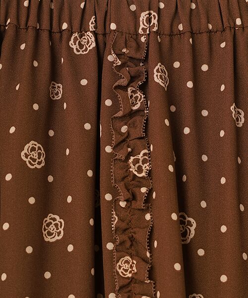 INGEBORG / インゲボルグ ロング・マキシ丈スカート | ●カメリアドットpt.ギャザースカート | 詳細6