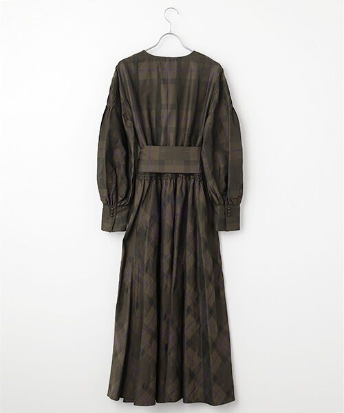 INGEBORG / インゲボルグ ロング・マキシ丈ワンピース | ●タフタタータンチェックワンピース | 詳細2