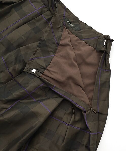 INGEBORG / インゲボルグ ロング・マキシ丈スカート | ●タフタタータンチェックスカート | 詳細5