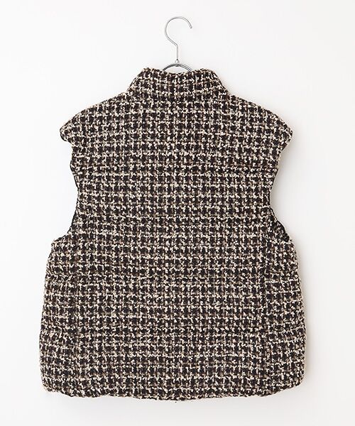 INGEBORG / インゲボルグ ベスト | Selection of LINTONツイードダウンベスト | 詳細1