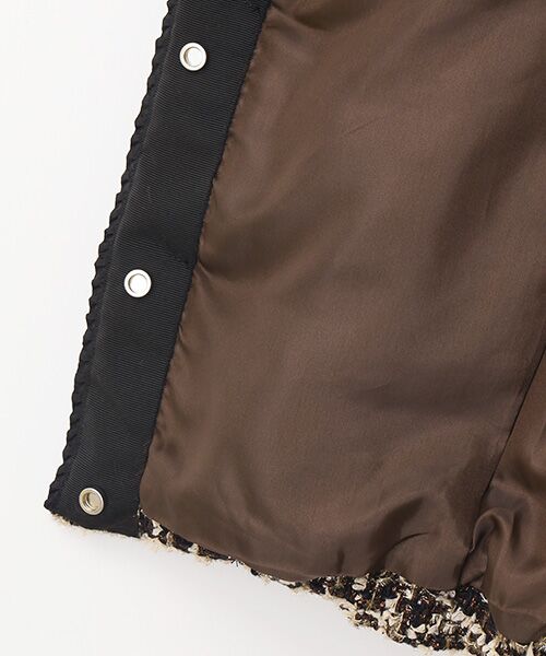 INGEBORG / インゲボルグ ベスト | Selection of LINTONツイードダウンベスト | 詳細4