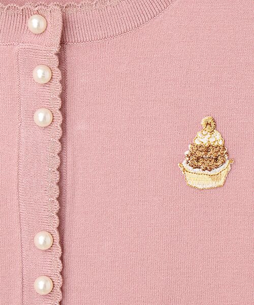 INGEBORG / インゲボルグ カーディガン・ボレロ | Le Salon de INGEBORGワッペン付きカーディガン | 詳細2