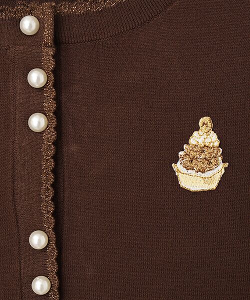 INGEBORG / インゲボルグ カーディガン・ボレロ | Le Salon de INGEBORGワッペン付きカーディガン | 詳細7