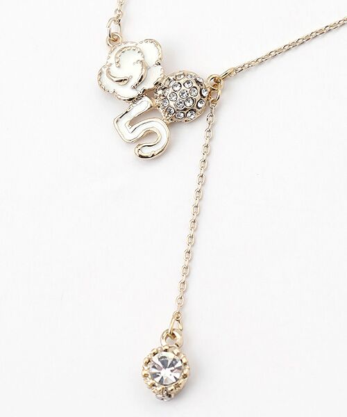 INGEBORG / インゲボルグ ネックレス・ペンダント・チョーカー | カメリア＆ナンバーチャームネックレス | 詳細1