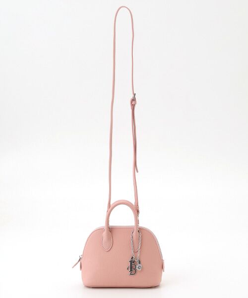 INGEBORG / インゲボルグ ショルダーバッグ | カラーレザーピンクミニバッグ | 詳細1