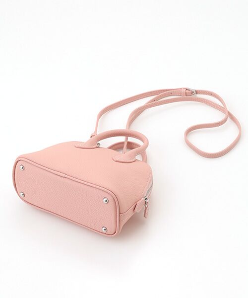 INGEBORG / インゲボルグ ショルダーバッグ | カラーレザーピンクミニバッグ | 詳細4