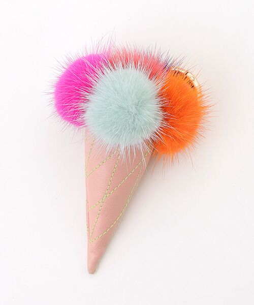 INGEBORG / インゲボルグ チャーム | リアルファーチャーム(ジェラート)