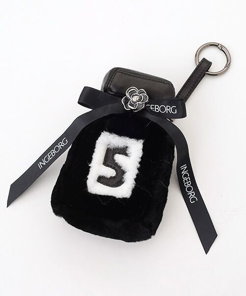 INGEBORG / インゲボルグ チャーム | リアルファーチャーム(パフュームボトルクロ)