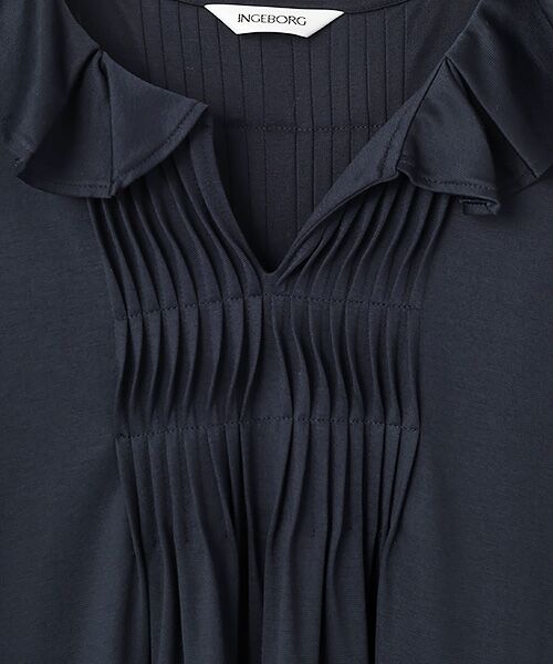 INGEBORG / インゲボルグ ロング・マキシ丈ワンピース | フリルスリーブカットソーワンピース | 詳細7