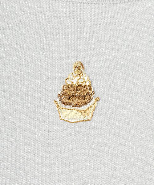 INGEBORG / インゲボルグ Tシャツ | Le Salon de INGEBORG pt.チュールレイヤードカットソー | 詳細5