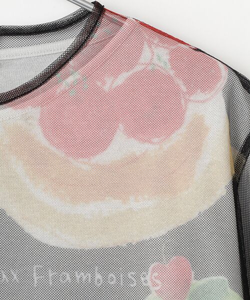 INGEBORG / インゲボルグ Tシャツ | Le Salon de INGEBORG pt.チュールレイヤードカットソー | 詳細6