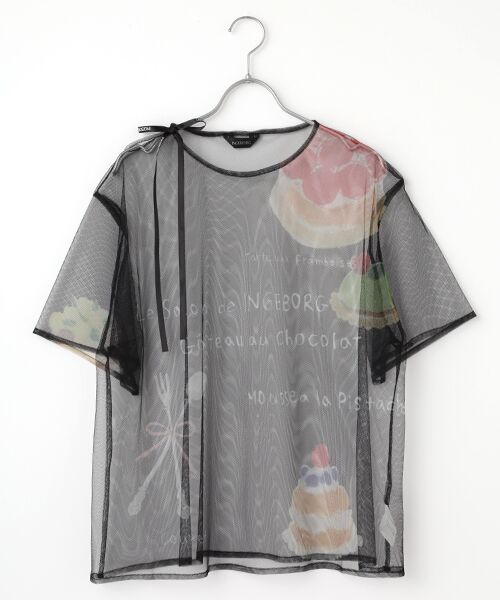 INGEBORG / インゲボルグ Tシャツ | Le Salon de INGEBORG pt.チュールレイヤードカットソー | 詳細12