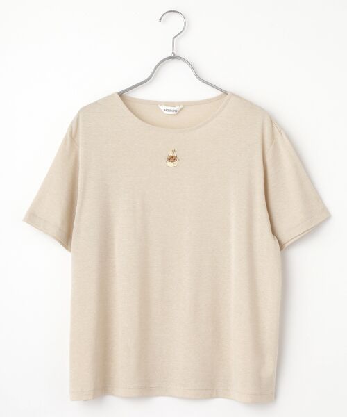 INGEBORG / インゲボルグ Tシャツ | Le Salon de INGEBORG pt.チュールレイヤードカットソー | 詳細13