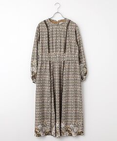 INGEBORG / インゲボルグ ロング・マキシ丈ワンピース | リントンフラワーpt.ワンピース