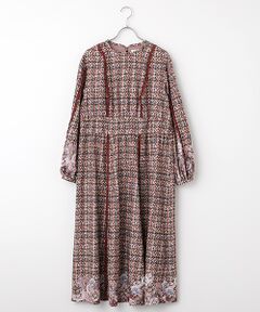 INGEBORG / インゲボルグ ロング・マキシ丈ワンピース | リントンフラワーpt.ワンピース