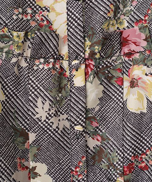 INGEBORG / インゲボルグ ロング・マキシ丈ワンピース | ●チェックブーケpt.ワンピース | 詳細1