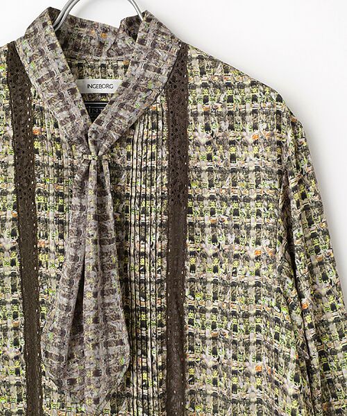 INGEBORG / インゲボルグ シャツ・ブラウス | ●リントンフラワーpt.ブラウス | 詳細2