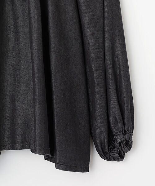 INGEBORG / インゲボルグ シャツ・ブラウス | テンセルデニムタックブラウス | 詳細3