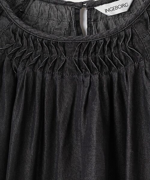 INGEBORG / インゲボルグ シャツ・ブラウス | テンセルデニムタックブラウス | 詳細5