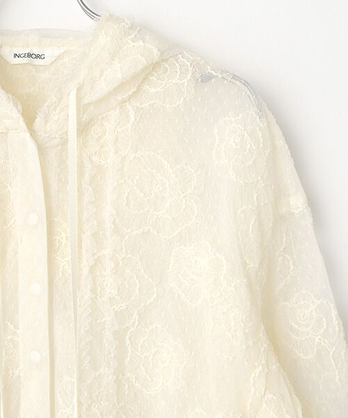 INGEBORG / インゲボルグ シャツ・ブラウス | カメリアチュールレースブラウス | 詳細3