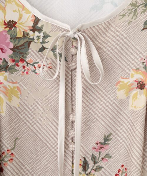 INGEBORG / インゲボルグ シャツ・ブラウス | チェックブーケpt.ブラウス | 詳細5