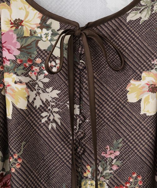 INGEBORG / インゲボルグ シャツ・ブラウス | チェックブーケpt.ブラウス | 詳細6