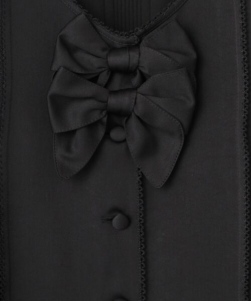 INGEBORG / インゲボルグ シャツ・ブラウス | ●サテン起毛ペプラムブラウス | 詳細1