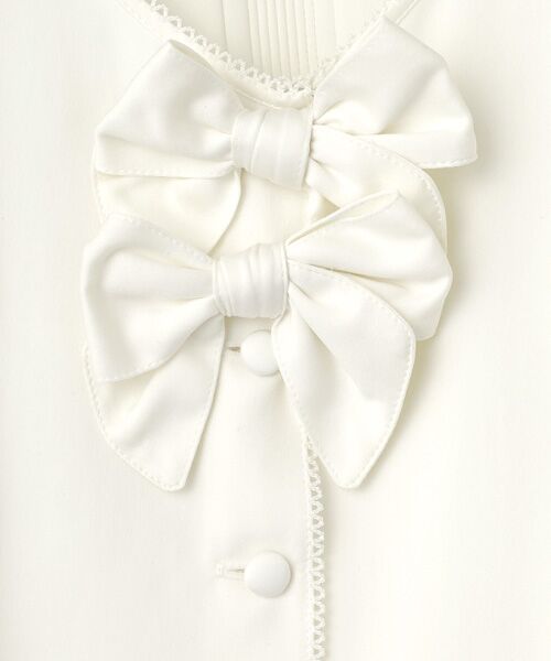 INGEBORG / インゲボルグ シャツ・ブラウス | ●サテン起毛ペプラムブラウス | 詳細2