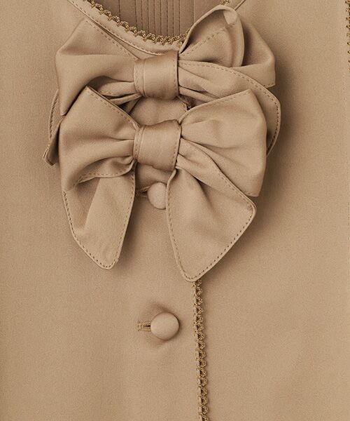 INGEBORG / インゲボルグ シャツ・ブラウス | ●サテン起毛ペプラムブラウス | 詳細6