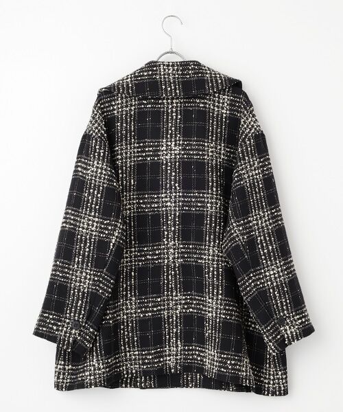 INGEBORG / インゲボルグ その他アウター | リントンビッグチェックツイードコート | 詳細1