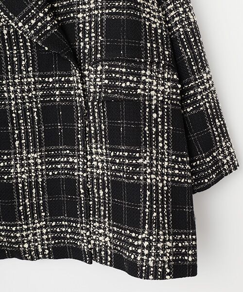 INGEBORG / インゲボルグ その他アウター | リントンビッグチェックツイードコート | 詳細3