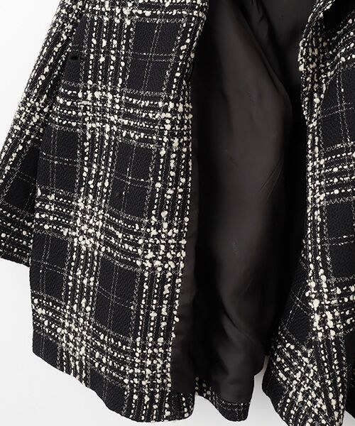 INGEBORG / インゲボルグ その他アウター | リントンビッグチェックツイードコート | 詳細4