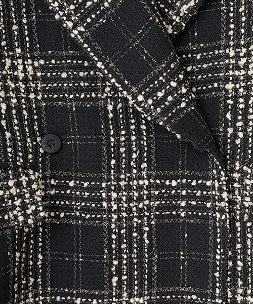 INGEBORG / インゲボルグ その他アウター | リントンビッグチェックツイードコート | 詳細5