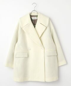 INGEBORG / インゲボルグ その他アウター | アルパカループビックカラーコート