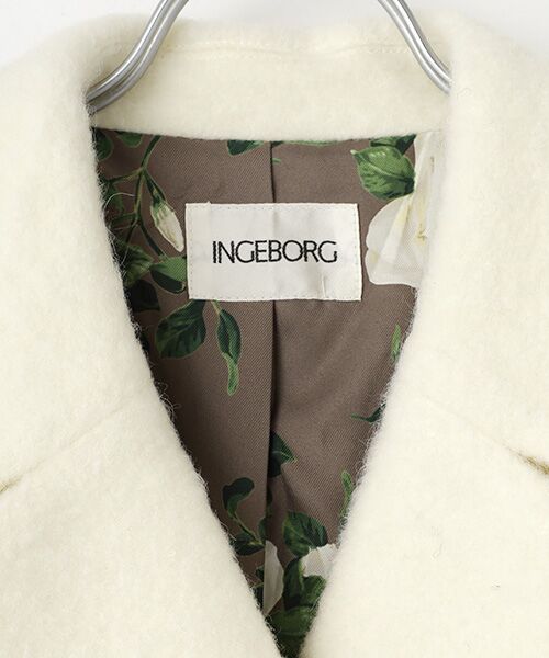 INGEBORG / インゲボルグ その他アウター | アルパカループビックカラーコート | 詳細3