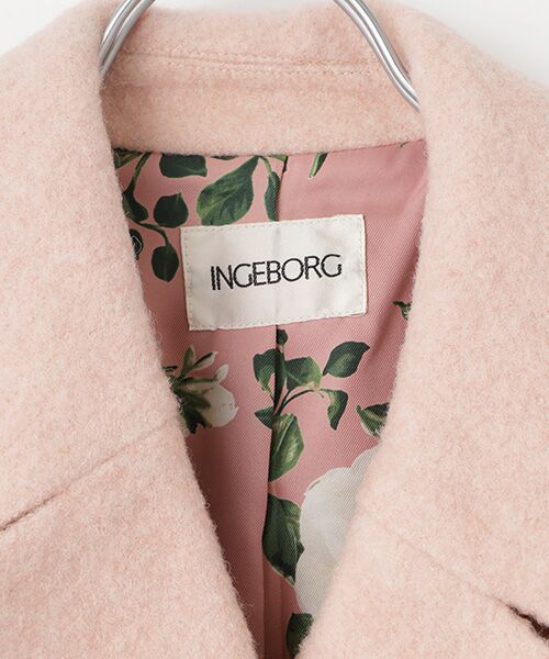INGEBORG / インゲボルグ その他アウター | アルパカループビックカラーコート | 詳細5
