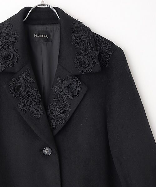 INGEBORG / インゲボルグ その他アウター | エアーモッサーレース使いコート | 詳細2