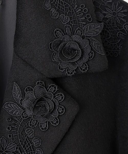 INGEBORG / インゲボルグ その他アウター | エアーモッサーレース使いコート | 詳細5