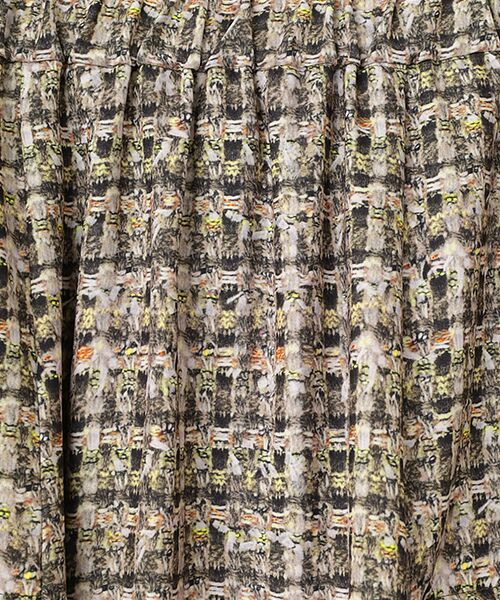 INGEBORG / インゲボルグ ロング・マキシ丈スカート | ●リントンフラワーpt.ティアードスカート | 詳細1