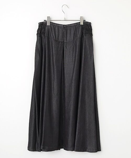INGEBORG / インゲボルグ デニムスカート | ●テンセルデニムボックスタックスカート | 詳細1
