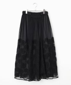 インゲボルグ スカートジャケット リントンツイードラップ風スカート （ロング・マキシ丈スカート