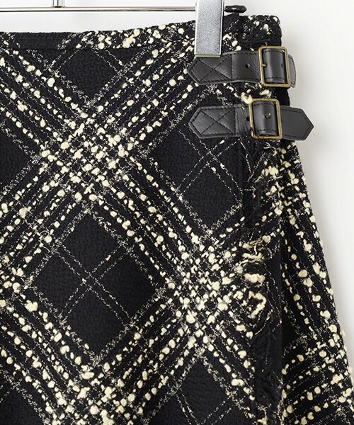 INGEBORG / インゲボルグ ロング・マキシ丈スカート | リントンビッグチェックツイードスカート | 詳細2